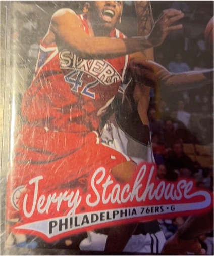 1996 Ultra #42 Jerry Stackhouse — front