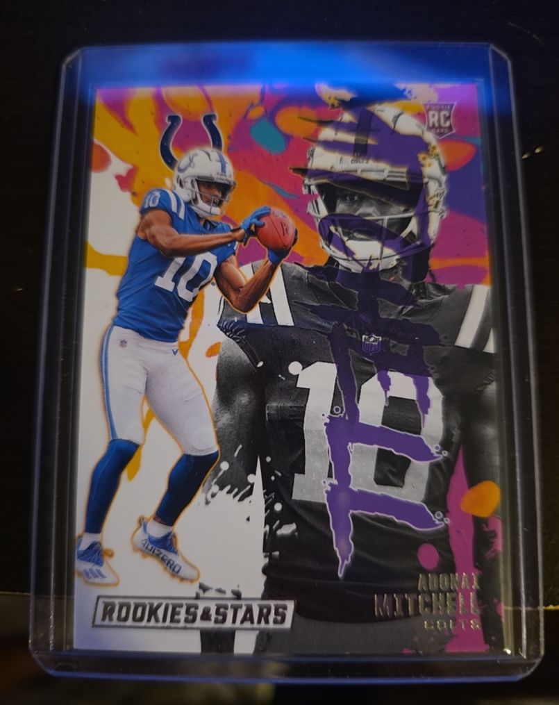 2024 Panini Rookies & Stars Rookie Exclusive #RE-AML Adonai Mitchell — front