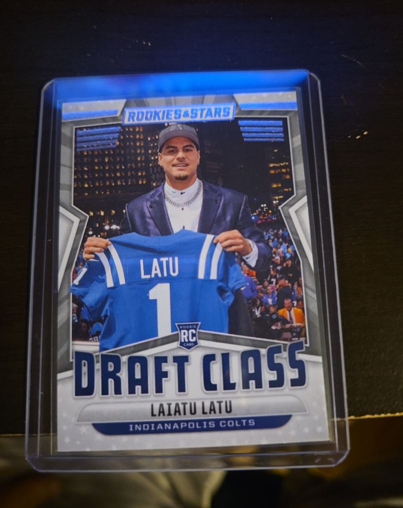 2024 Panini Rookies & Stars Draft Class #DC-LAU Laiatu Latu — front
