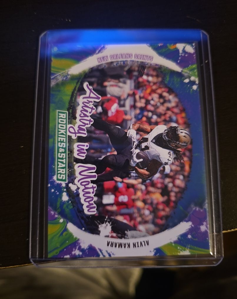 2024 Panini Rookies & Stars - Artistry in Motion Alvin Kamara #AIM-AKA — front