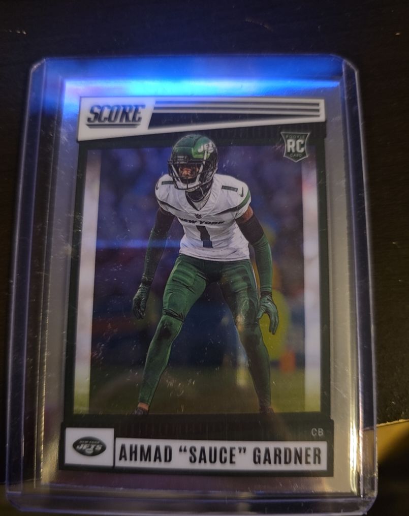 2022 Panini Chronicles Score Premium Rookies #SP-325 Ahmad "Sauce" Gardner — front