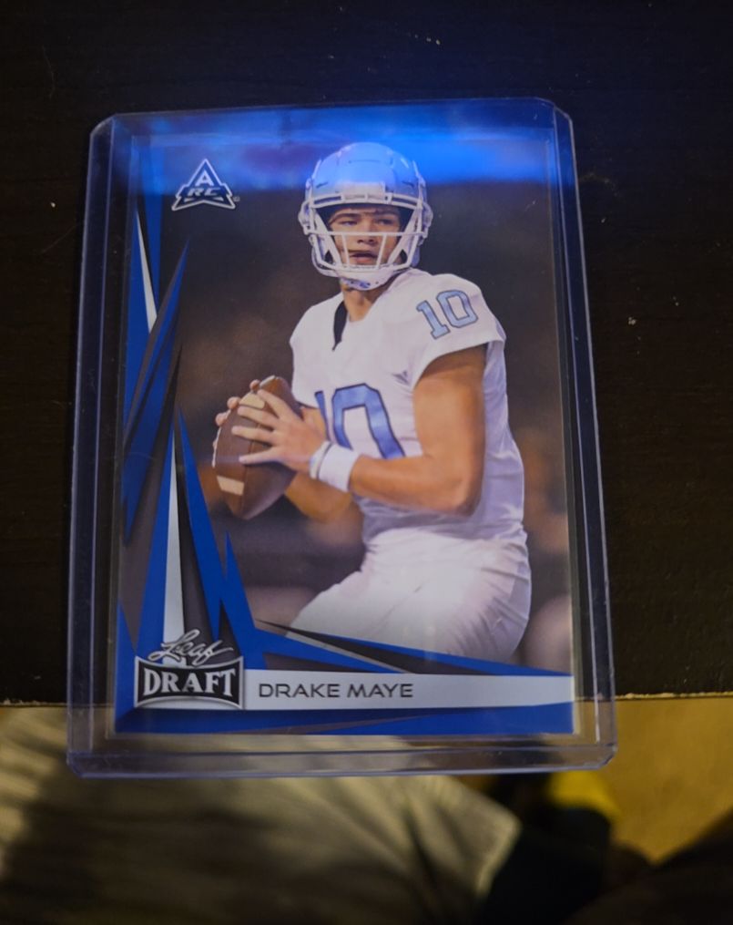 2023 Leaf Draft #B2-4 Drake Maye — front