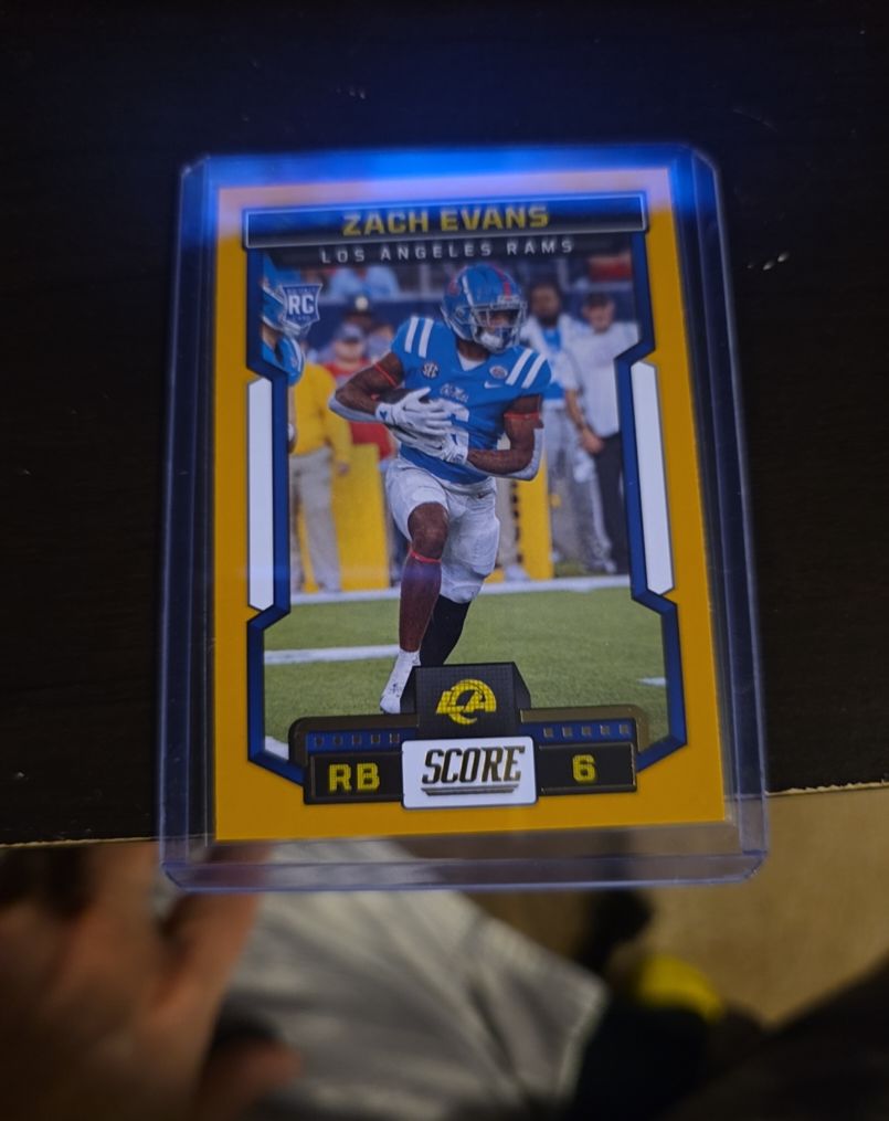 2023 Panini Score #319 Zach Evans — front