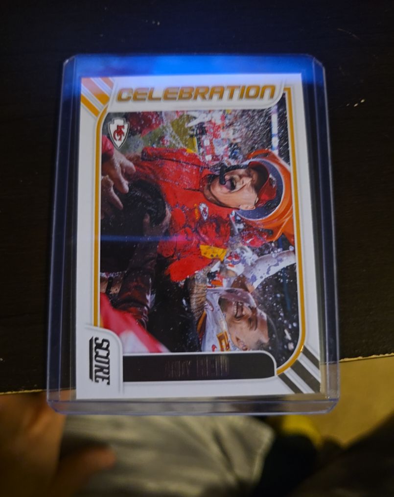 2023 Panini Score Celebration #24 Andy Reid — front