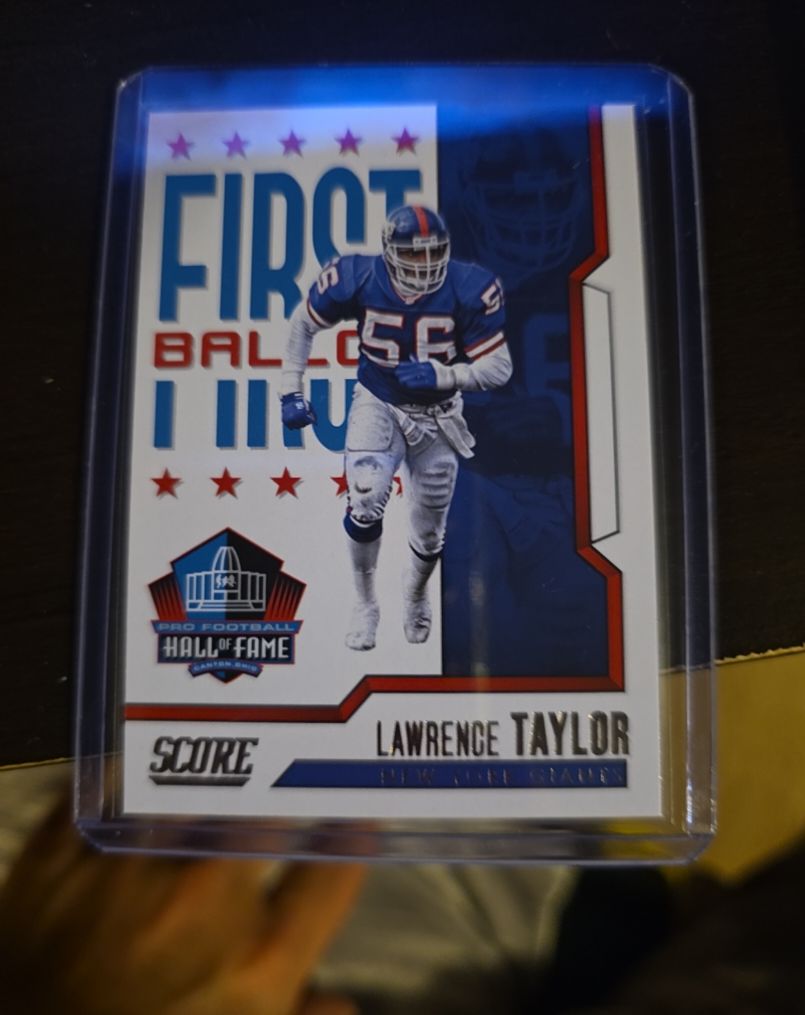 2023 Score First Ballot #5 Lawrence Taylor — front