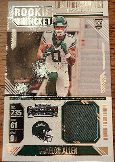 2024 Panini Contenders Rookie Ticket #RTS-BAN Braelon Allen — front