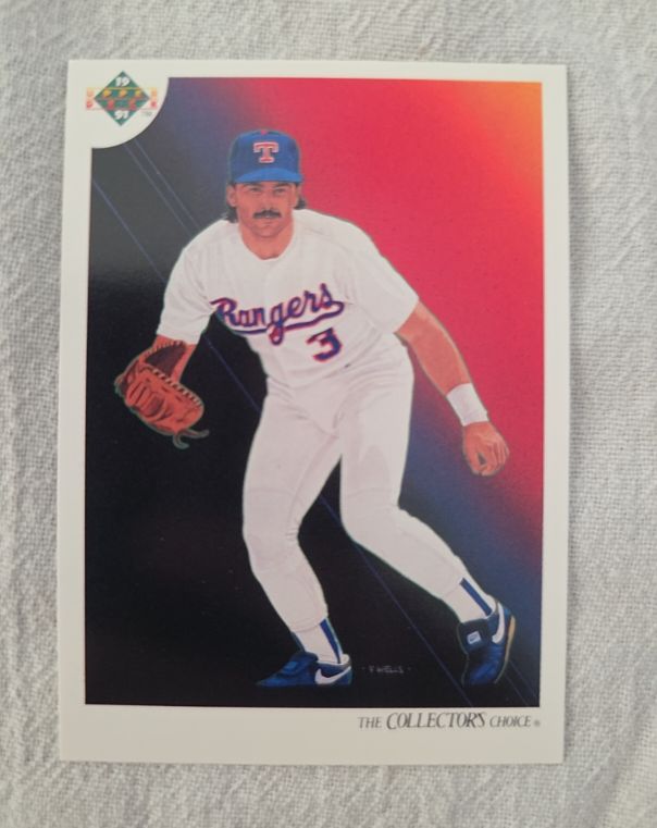 1991 Upper Deck Collector's Choice #30 Rafael Palmeiro Texas Rangers — front