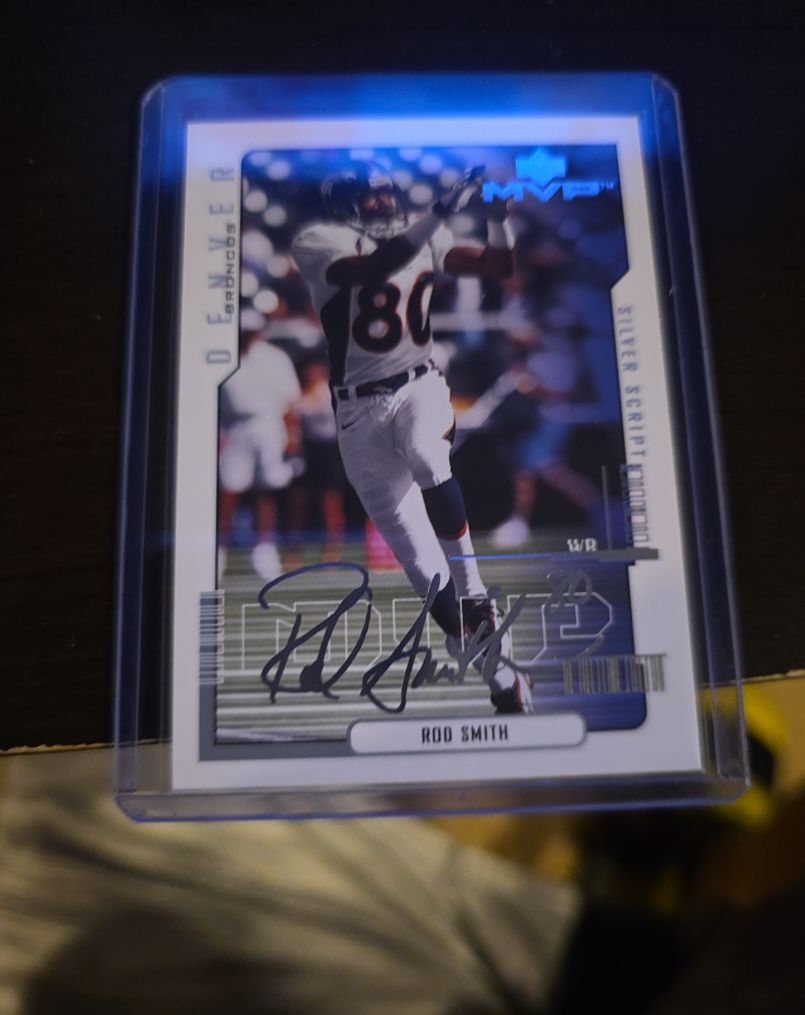 2000 Upper Deck MVP Silver Script #54 Rod Smith — front