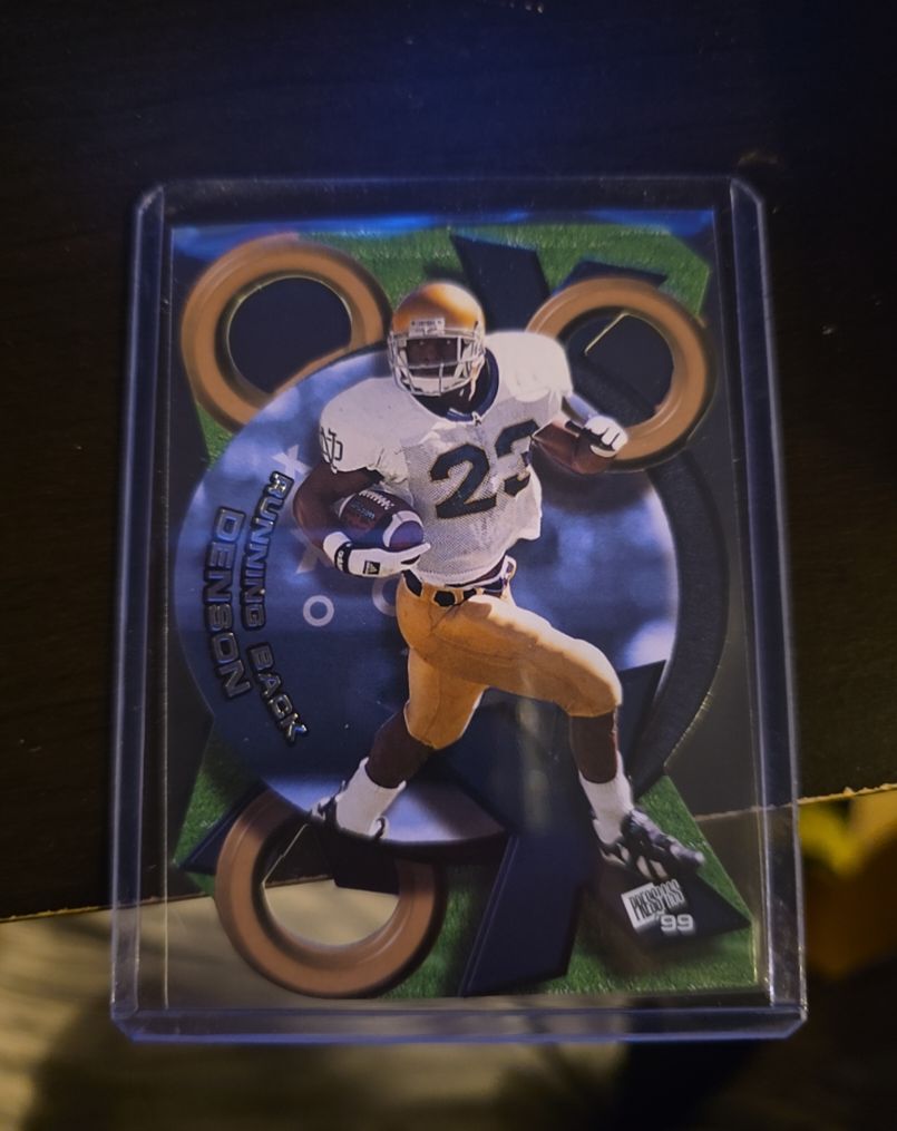 1999 Press Pass X's and O's #XO19 Autry Denson — front