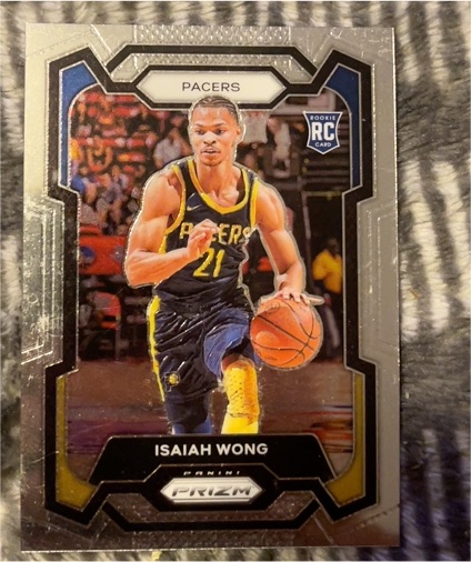 2023-24 Panini Prizm #154 Isaiah Wong — front