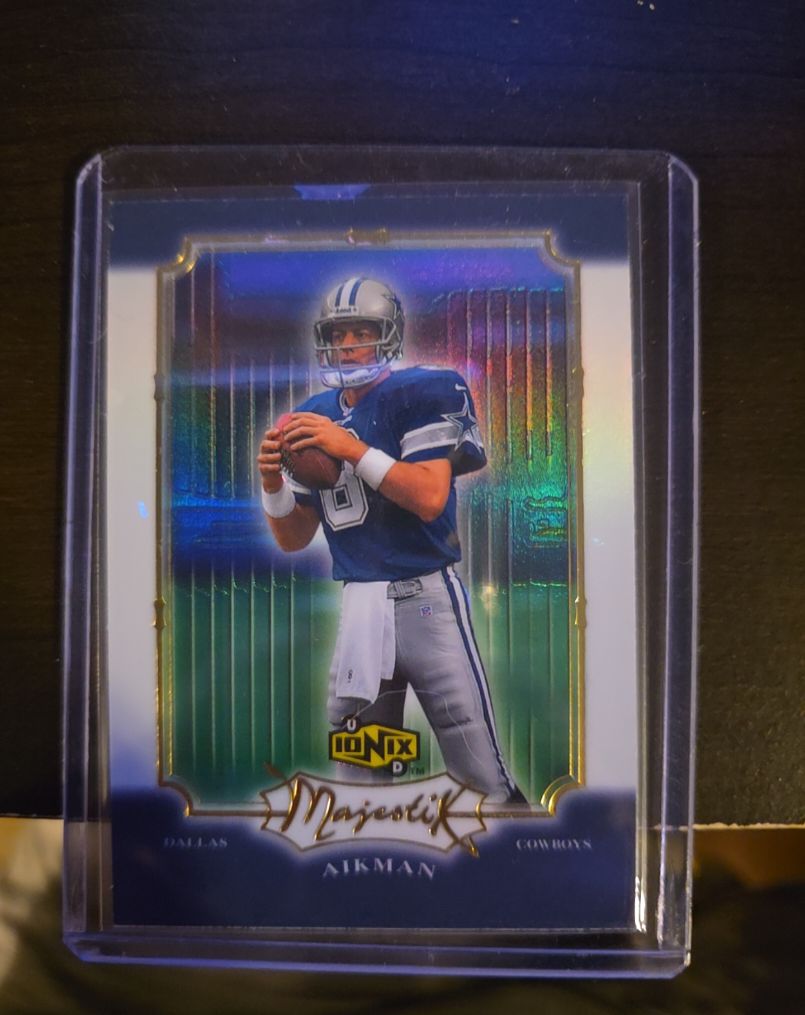 2000 Upper Deck Ionix Majestix #M3 Troy Aikman — front