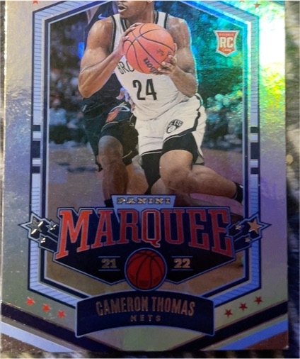 2021-22 Panini Chronicles Marquee #340 Cameron Thomas — front
