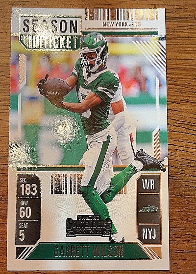 2024 Panini Contenders Season Ticket #77 Garrett Wilson — front