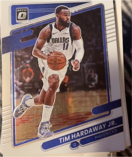 2021-22 Donruss Optic #42 Tim Hardaway Jr. Dallas Mavericks — front