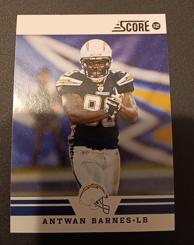 2012 Score #226 Antwan Barnes — front
