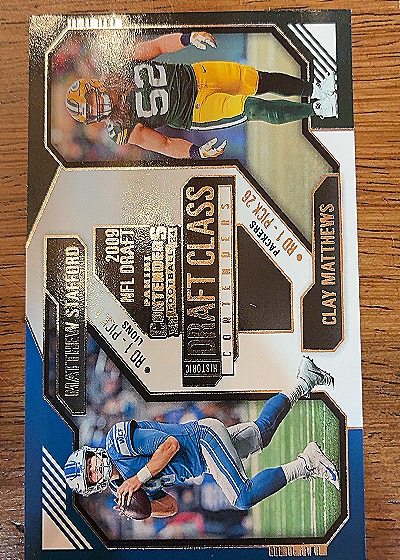2024 Panini Contenders #24 Matthew Stafford / Clay Matthews Draft Class — front