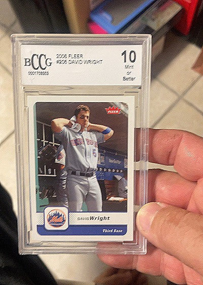 2008 Fleer #426 David Wright — front