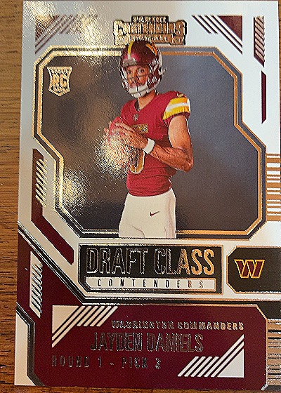 2024 Panini Contenders Draft Class #2 Jayden Daniels — front