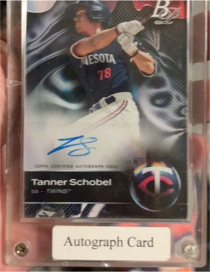 2023 Bowman Platinum #TOP-2 Tanner Schobel Top Prospects Autographs — front
