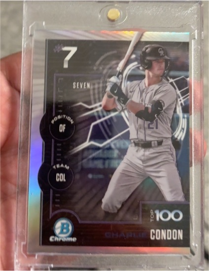 2025 Bowman Chrome #BTP-7 Charlie Condon — front