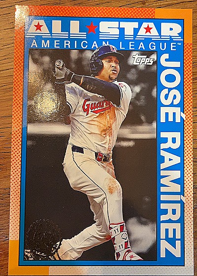 2025 Topps Series 2 1990 Topps All-Star #90AS-32 Jose Ramirez — front
