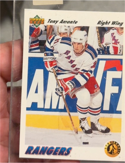 1991-92 Upper Deck #450 Tony Amonte — front