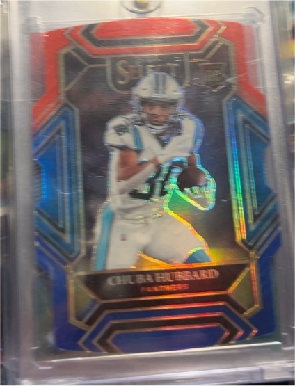 2023 Panini Prizm S-Edition Chuba Hubbard — front