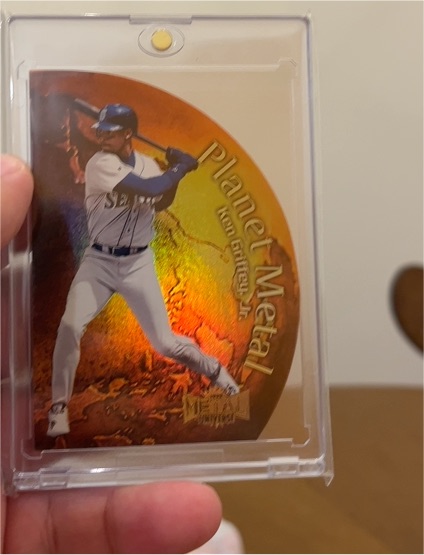 1999 Skybox Metal Universe Planet Metal #13 Ken Griffey Jr. — front