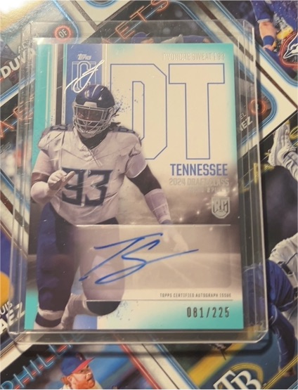 2024 Topps Signature Class #081 T'Vondre Sweat — front
