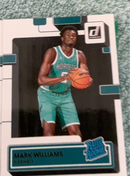 2022-23 Panini Donruss #215 Mark Williams Rated Rookie — front