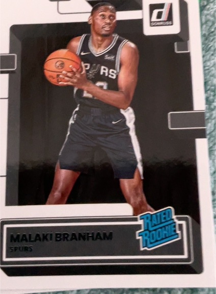 2022-23 Donruss Basketball Rated Rookies #220 Malaki Branham — front