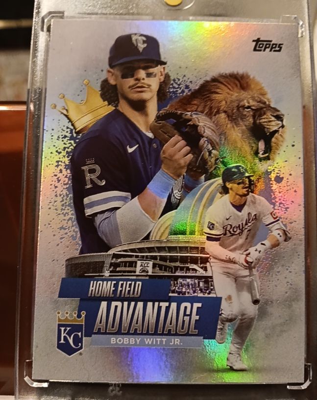 2025 Topps Series 1 Home Field Advantage #HA-8 Bobby Witt Jr. — front