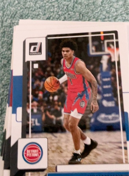2022-23 Donruss Basketball Base #46 Killian Hayes - Detroit Pistons — front