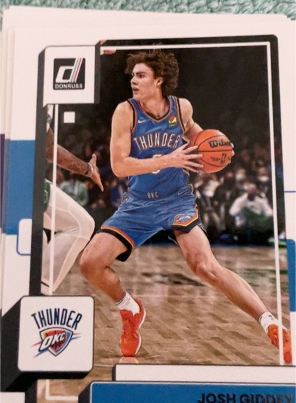 2022-23 Donruss #102 Josh Giddey — front