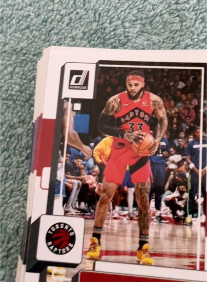 2022-23 Donruss #28 Gary Trent Jr. Toronto Raptors — front
