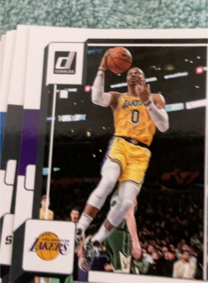 2022-23 Donruss #127 Russell Westbrook Los Angeles Lakers — front