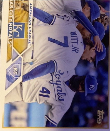 2023 Topps #134 Bobby Witt Jr. — front