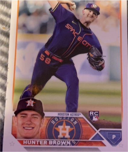 2023 Topps #111 Hunter Brown — front
