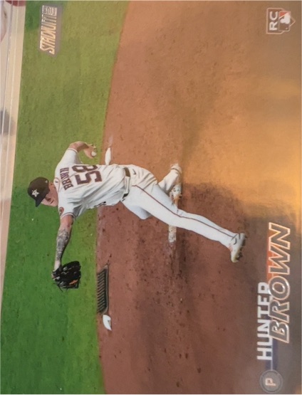 2023 Topps Stadium Club #66 Hunter Brown — front