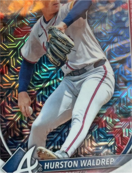 2021 Bowman Chrome #BCP-28 Hurston Waldrep — front