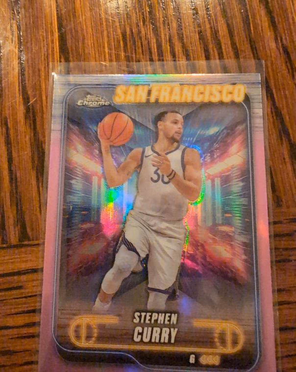 2024-25 Topps Chrome #187 Stephen Curry — front