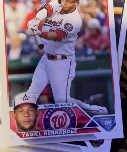 2023 Topps Series 1 #257 Yadiel Hernandez — front