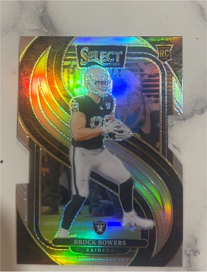 2024 Panini Select Premier Level Silver Die Cut #RC Brock Bowers — front