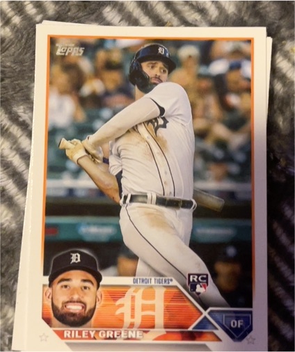 2023 Topps Series 1 #31 Riley Greene — front