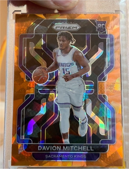 2021-22 Panini Prizm #312 Davion Mitchell — front