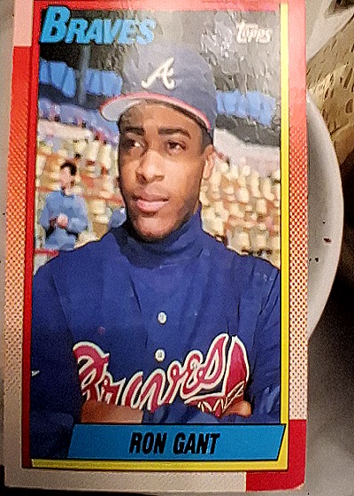 1990 Topps #567 Ron Gant — front