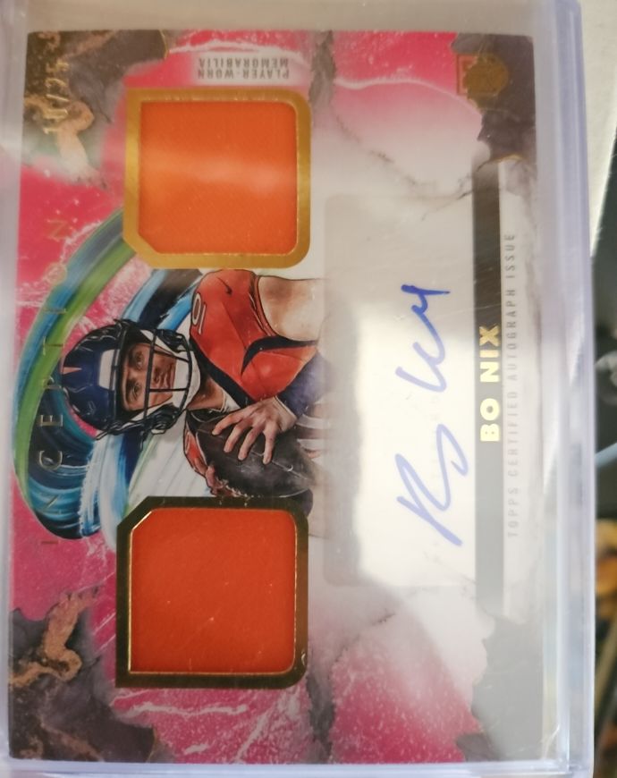 2024 Topps Inception Franchise Foundation #FFRA-SR Bo Nix — front
