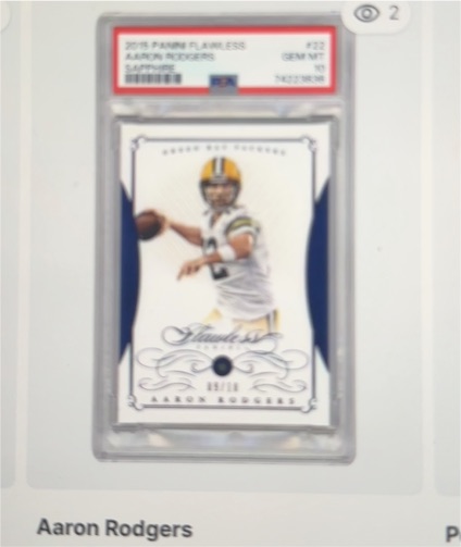 2015 Panini Flawless #22 Aaron Rodgers — front