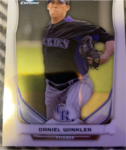 2014 Bowman Chrome Mini #123 Daniel Winkler — front