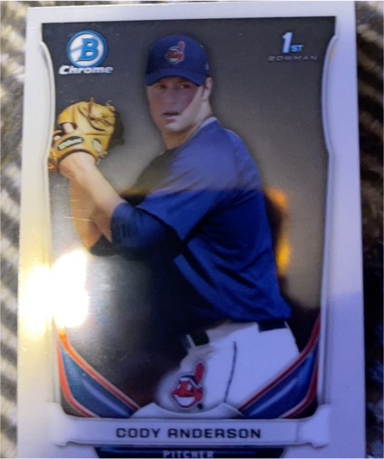 2014 Bowman Chrome Prospects #BCP20 Cody Anderson — front
